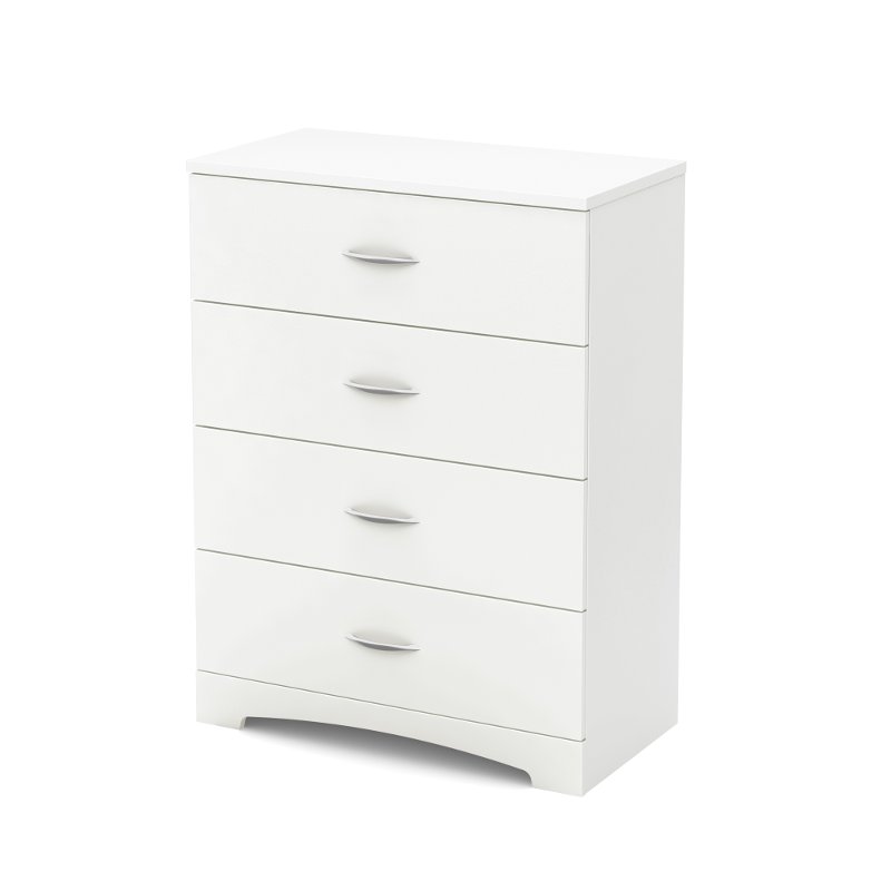 White 4 Drawer Chest Step One Rc Willey Furniture Store