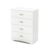 10069 White 4-Drawer Chest of Drawers - Step One