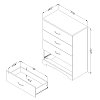 10069 White 4-Drawer Chest of Drawers - Step One-3
