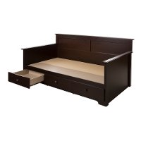 10079 Chocolate Twin Daybed with Storage - Summer Breeze-3