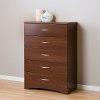 10110 Cherry Brown 5-Drawer Chest of Drawers - Step One