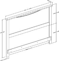 10112 Cherry Full-Queen Panel Headboard - Step One -3