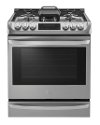 LSG4513ST LG Gas Range with ProBake convection - 6.3 cu. ft. Stainless Steel