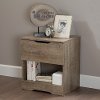 9075062 Weathered Oak 1-Drawer Nightstand - Holland