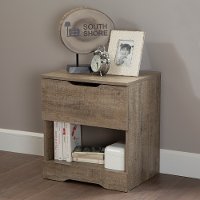 9075062 Weathered Oak 1-Drawer Nightstand - Holland