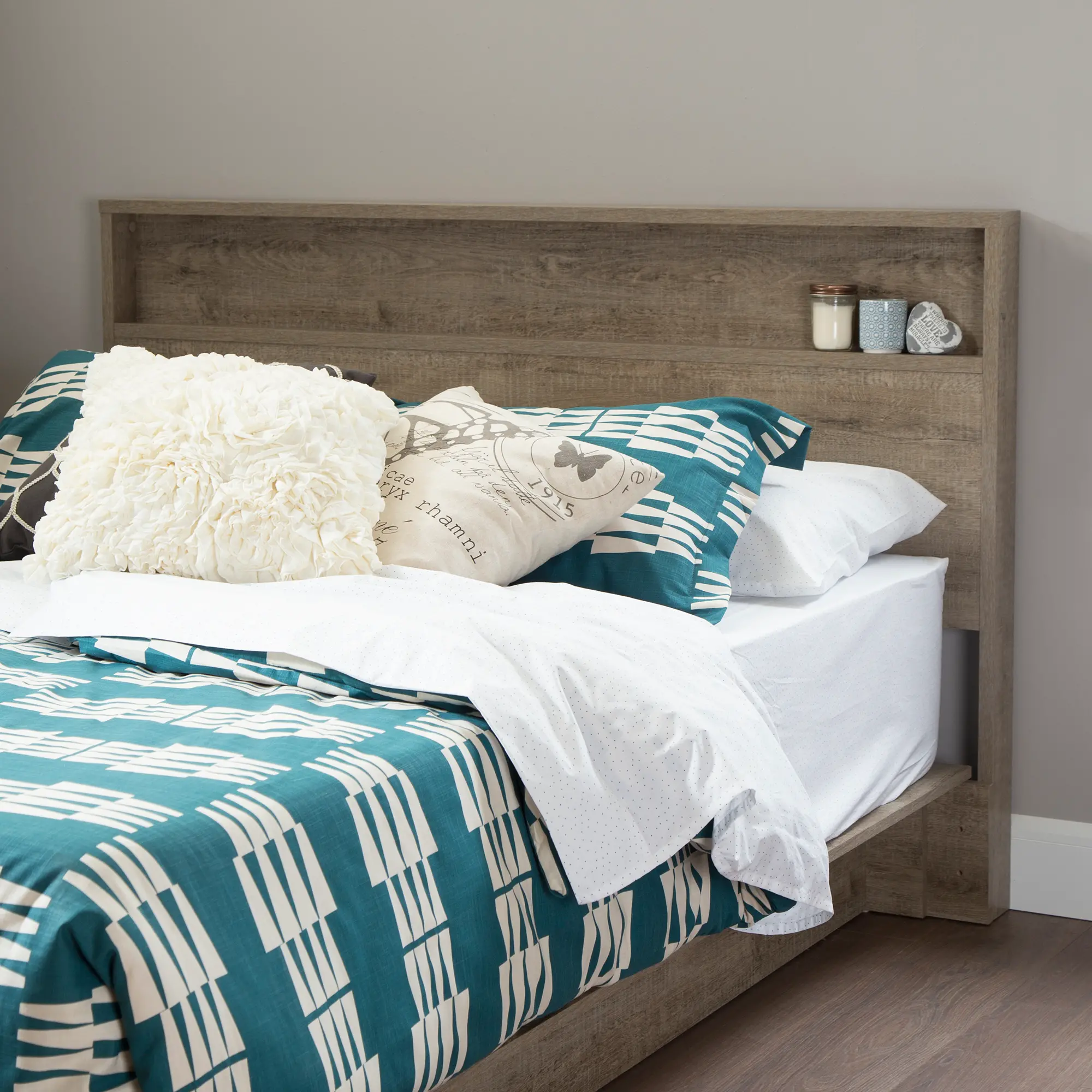 9075261 Weathered Oak Full/Queen Headboard - Holland-2