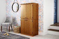 10072 Cherry Armoire Storage Cabinet - Morgan