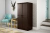 10073 Chocolate Armoire Storage Cabinet - Morgan-3