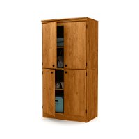 10074 Pine Armoire Storage Cabinet - Morgan -3