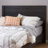 10093 Gray Oak Full Panel Headboard - Fynn