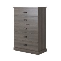 10118 Gray Oak 5-Drawer Chest - Gloria-2