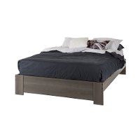 10120 Gray Oak Queen Platform Bed - Gloria-2