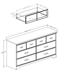 10123 Cherry 6-Drawer Double Dresser - Versa -4