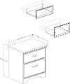 10125 Two Drawer Nightstand - Versa-3