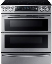 NE58K9850WS Samsung 30 Inch Stainless Steel 5.8 cu. ft. Flex Duo Electric Range