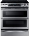 NE58K9850WS Samsung Double Oven Electric Range - 5.8 cu. ft. Stainless Steel