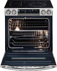 NE58K9850WS Samsung Double Oven Electric Range - 5.8 cu. ft. Stainless Steel-5
