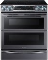 NE58K9850WG Samsung Electric Smart Range - 5.8 cu. ft. Black Stainless Steel