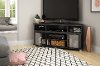 10127 Gray Oak Corner TV Stand - City Life -3