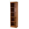 10129 Country Pine Narrow 5-Shelf Bookcase - Axess-3