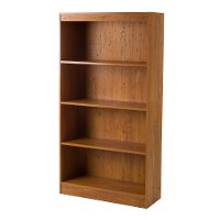 10131 Country Pine 4-Shelf Bookcase - Axess-3