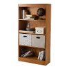 10131 Country Pine 4 Shelf Bookcase -Axess-2