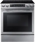 NE58K9430SS Samsung 30 Inch Slide In Electric Convection Range - 5.8 cu. ft. Stainless Steel