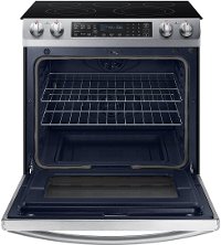 NE58K9430SS Samsung 30 Inch Slide In Electric Convection Range - 5.8 cu. ft. Stainless Steel-2