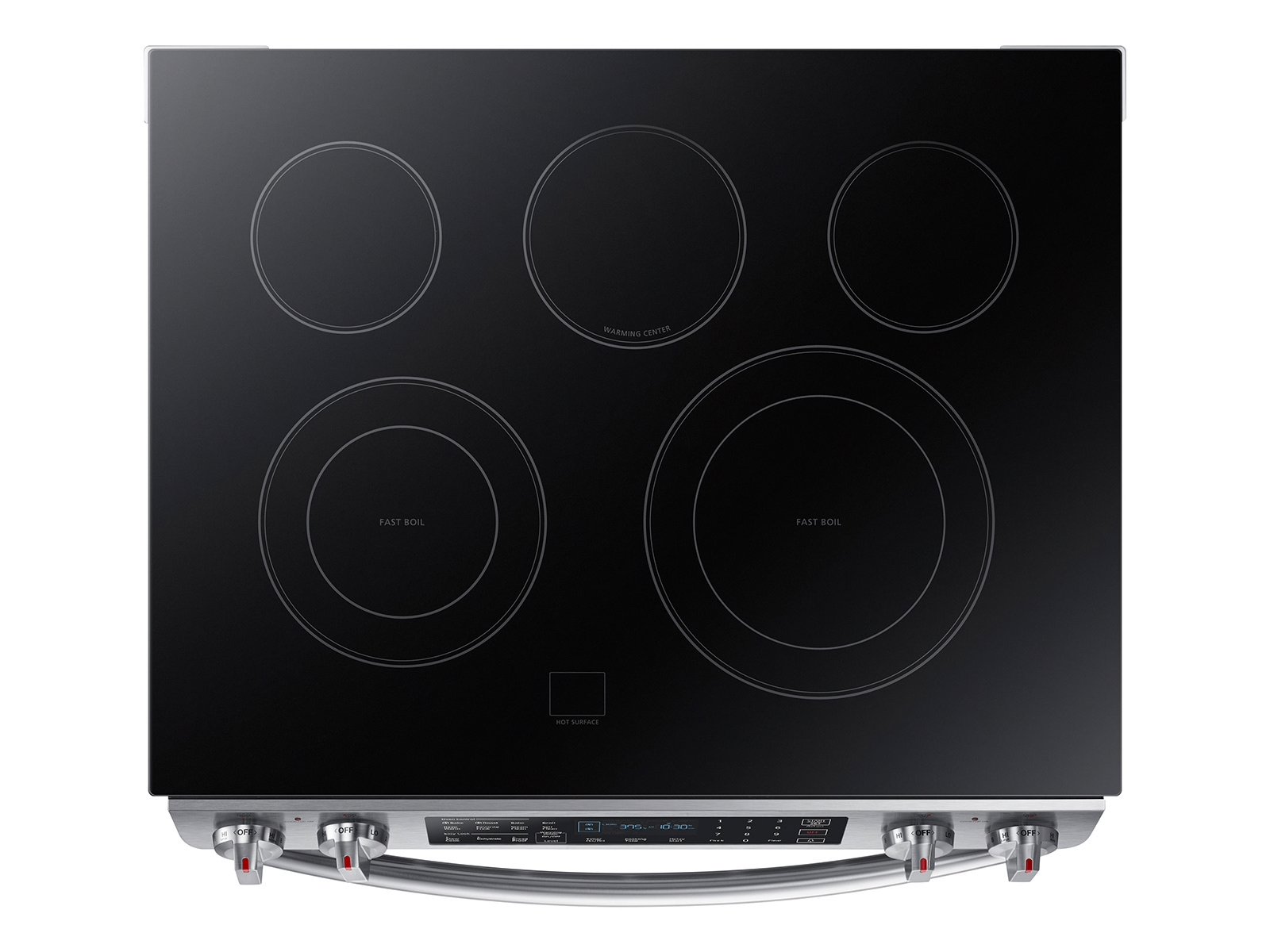 NE58K9430SS Samsung 30 Inch Slide In Electric Convection Range - 5.8 cu. ft. Stainless Steel-5