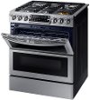 NX58K9850SS Samsung Double Oven Gas Range with Blue LED Illuminated Knobs - 5.8 cu. ft. Stainless Steel-4