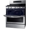 NX58K7850SS Samsung 5.8 cu. ft. Double Oven Gas Slide-in Range - Stainless Steel-5