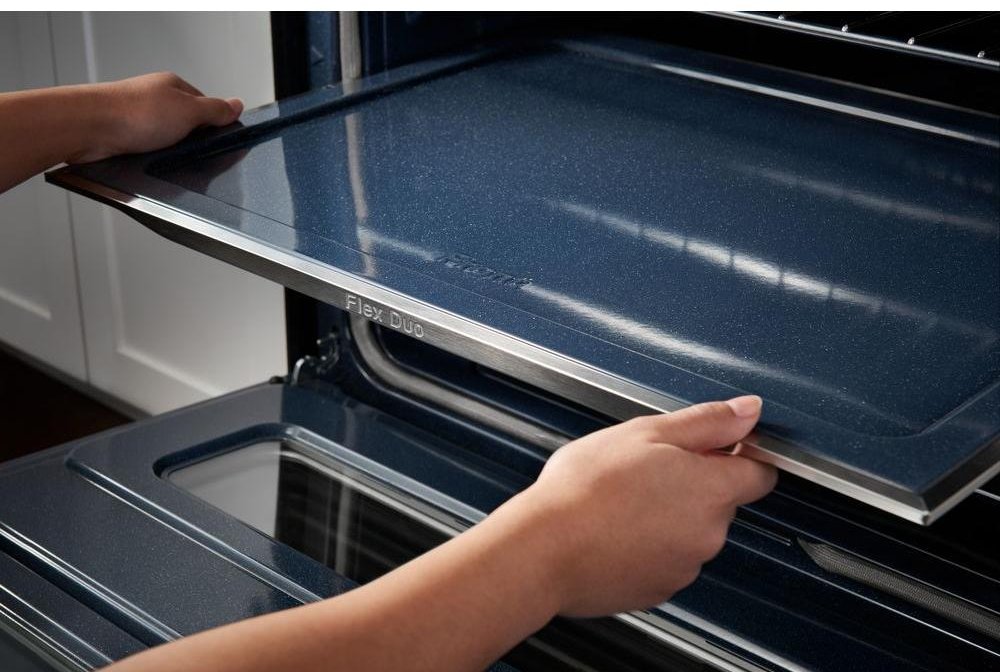 NX58K7850SS Samsung 5.8 cu. ft. Double Oven Gas Slide-in Range - Stainless Steel-6
