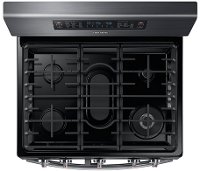 NX58K7850SG Samsung Double Oven Gas Range - 5.8 cu. ft. Black Stainless Steel-2