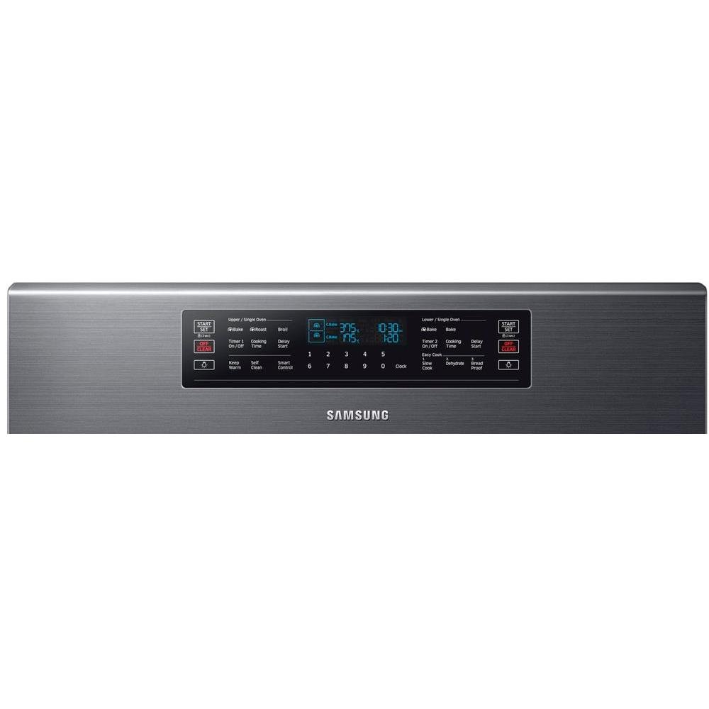 NX58K7850SG Samsung Double Oven Gas Range - 5.8 cu. ft. Black Stainless Steel-3