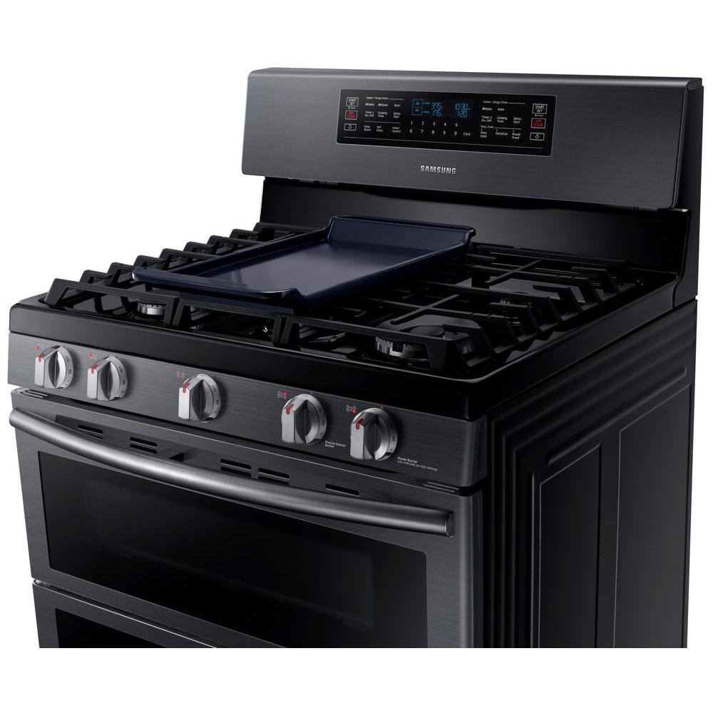NX58K7850SG Samsung Double Oven Gas Range - 5.8 cu. ft. Black Stainless Steel-6