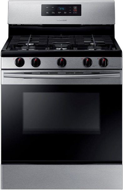 NX58K3310SS Samsung Slide-in Gas Range - 5.8 cu. ft. Stainless Steel