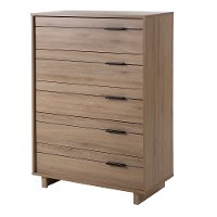 9067035 Modern Rustic Oak Chest of Drawers - Fynn-2