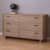 9067027 Modern Rustic Oak Dresser - Fynn -2