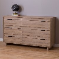 9037027 Modern Rustic Oak Dresser - Fynn -2