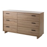 9037027 Modern Rustic Oak Dresser - Fynn -3