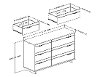 9067027 Modern Rustic Oak Dresser - Fynn -5