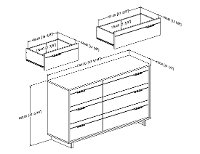 9037027 Modern Rustic Oak Dresser - Fynn -5