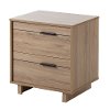 9067060 Modern Rustic Oak Nightstand - Fynn -2