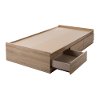 9067212 Rustic Oak Twin Mates Bed with 3 Drawers (39 Inch) - Fynn -2
