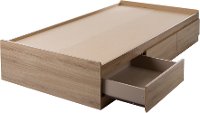 9067212 Rustic Oak Twin Storage Platform Bed - Fynn -2