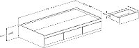 9067212 Rustic Oak Twin Storage Platform Bed - Fynn -6