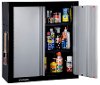 SGO-1250-WALLCABINET Stack-On Black and Silver 2-Door Wall Cabinet-2