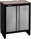 SGO-1600-PROJECTCNTR Stack-On Black and Silver 2-Door Project Center Storage Cabinet