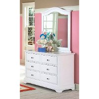 Classic White 5 Piece Full Bedroom Set - Bayfront