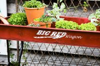 Red Wagon Potting Table-3